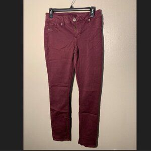 Maurices skinny ankle jeans - Women's S-R, Burgundy